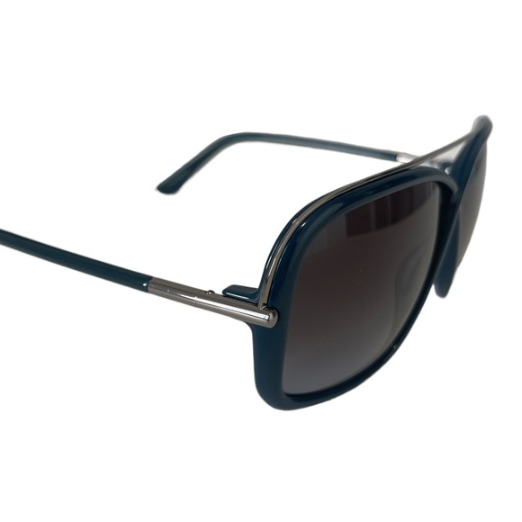 Tom Ford Women’s Sunglasses Green TF455 Oversize Lens Brown Gradient Acetate - Picture 9 of 12